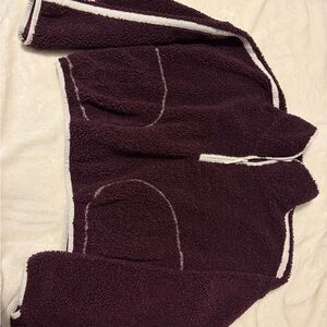 Old Navy Burgundy Sherpa Jacket